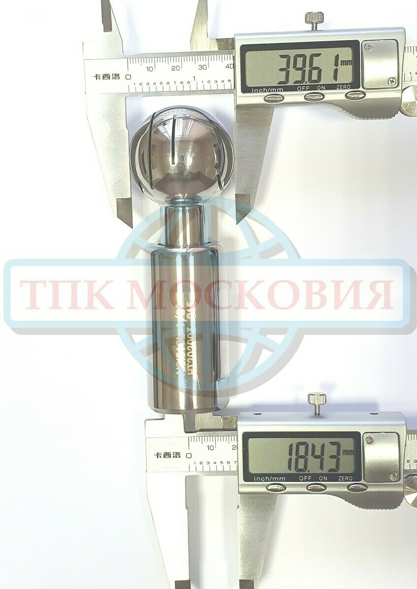 Моющая головка ротационная, резьба, 1/2 дюйма AISI316L Ротационная моющая головка для ёмкостей 40 мм под резьбу 18 мм